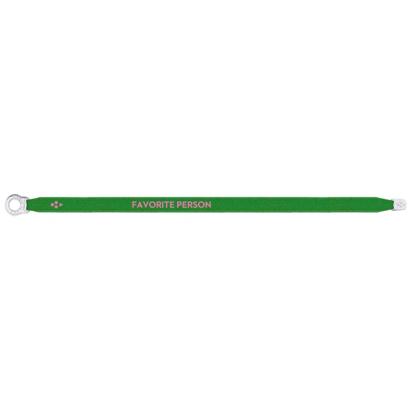  Favorite Person - Satin Bracelet - Green STTB0159