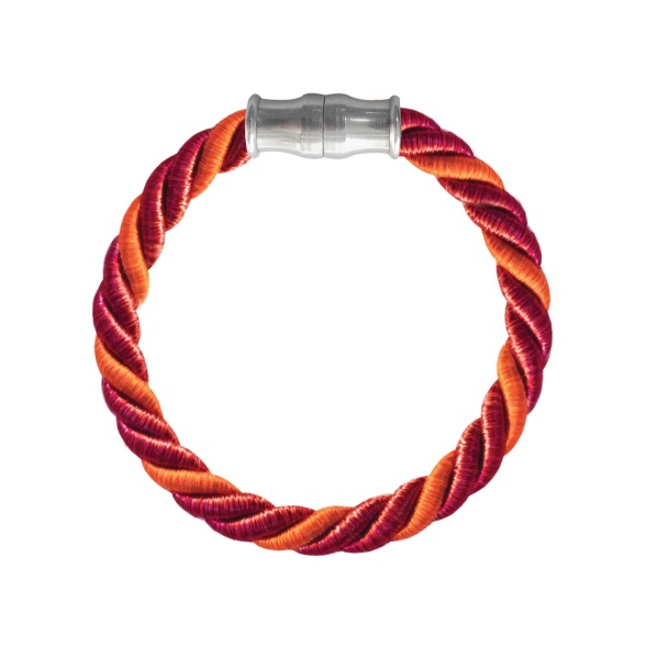 Multicolor Twisted Rope Bracelet Orange