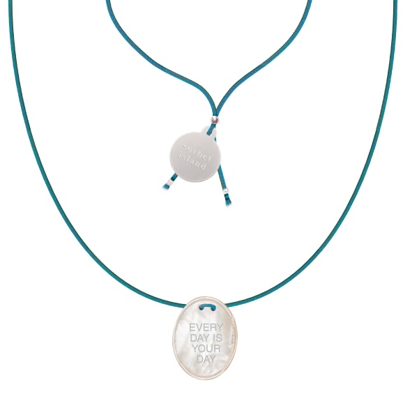 Every Day Is Your Day - Mother Of Pearl Pendant Necklace