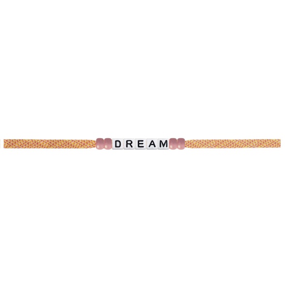  Square Letter & Pony Bead Bracelet "Dream" SLPB0009
