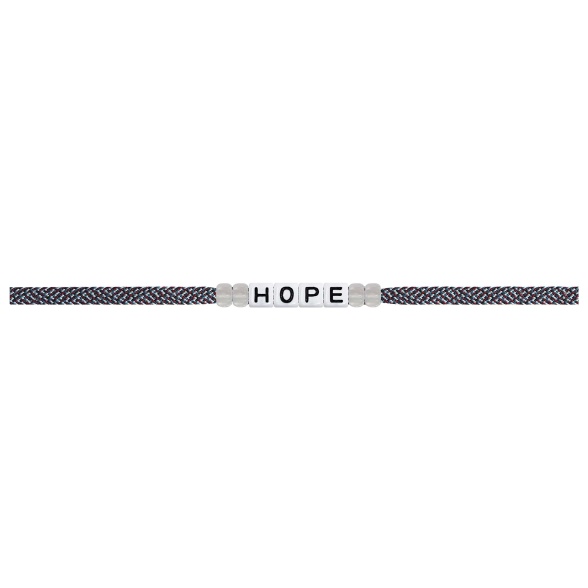  Square Letter & Pony Bead Bracelet "Hope" SLPB0001