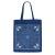  Blue - White - Bandana Puffer Shopper Bag Bpbg004