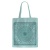 Light Turquoise - Dark Turquoise - Bandana Puffer Shopper Bag Bpbg003