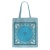  Turquoise - Light Blue - Bandana Puffer Shopper Bag Bpbg006