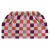  Check Velvet Clutch Bag Cranberry - Lavender VEBL0080