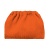 Orange - Monochrome Crinkle Clutch Bag