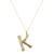  J Letter - Silver Gold Plated Chain Necklace GDCN5015