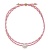  Gold - Light Pink - Magenta - One Pearl Bracelet Opbc002