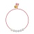  Happy - Bubble Mother Of Pearl Letter Bracelet Shel0002