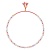  Pink - Orange - Red - Mini Freshwater Pearl & Glass Bead Bracelet FPBC0045