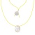  Swim Or Sink - Mother Of Pearl Pendant Necklace Fds0005