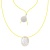  You Can & You Will - Mother Of Pearl Pendant Necklace Fds0001