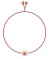  Orange - Painted Freshwater Pearl Bracelet FPBC0002