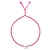  Superwoman square - Pink Ribbon - Silver Bracelet SLCB0093